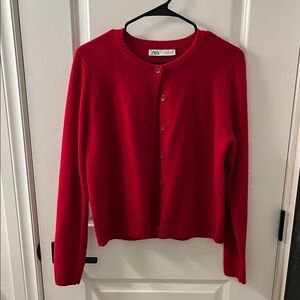 ZARA | Red Cardigan